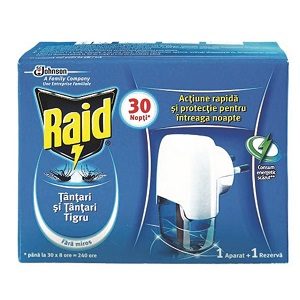 Raid aparat electric cu rezerva lichida