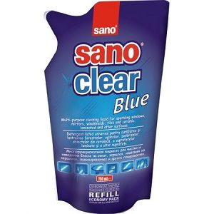 Sano solutie geam clear bluegreen 750 ml rez